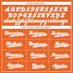 Custom Orange White Raglan Sleeves Personalized Authentic Baseball Jersey BSBJ01-D020200-4