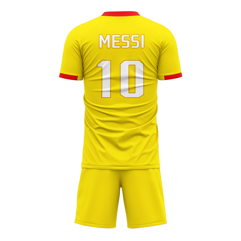Custom Yellow Soccer Sets Jersey Personalized SCJ101-D020207-1