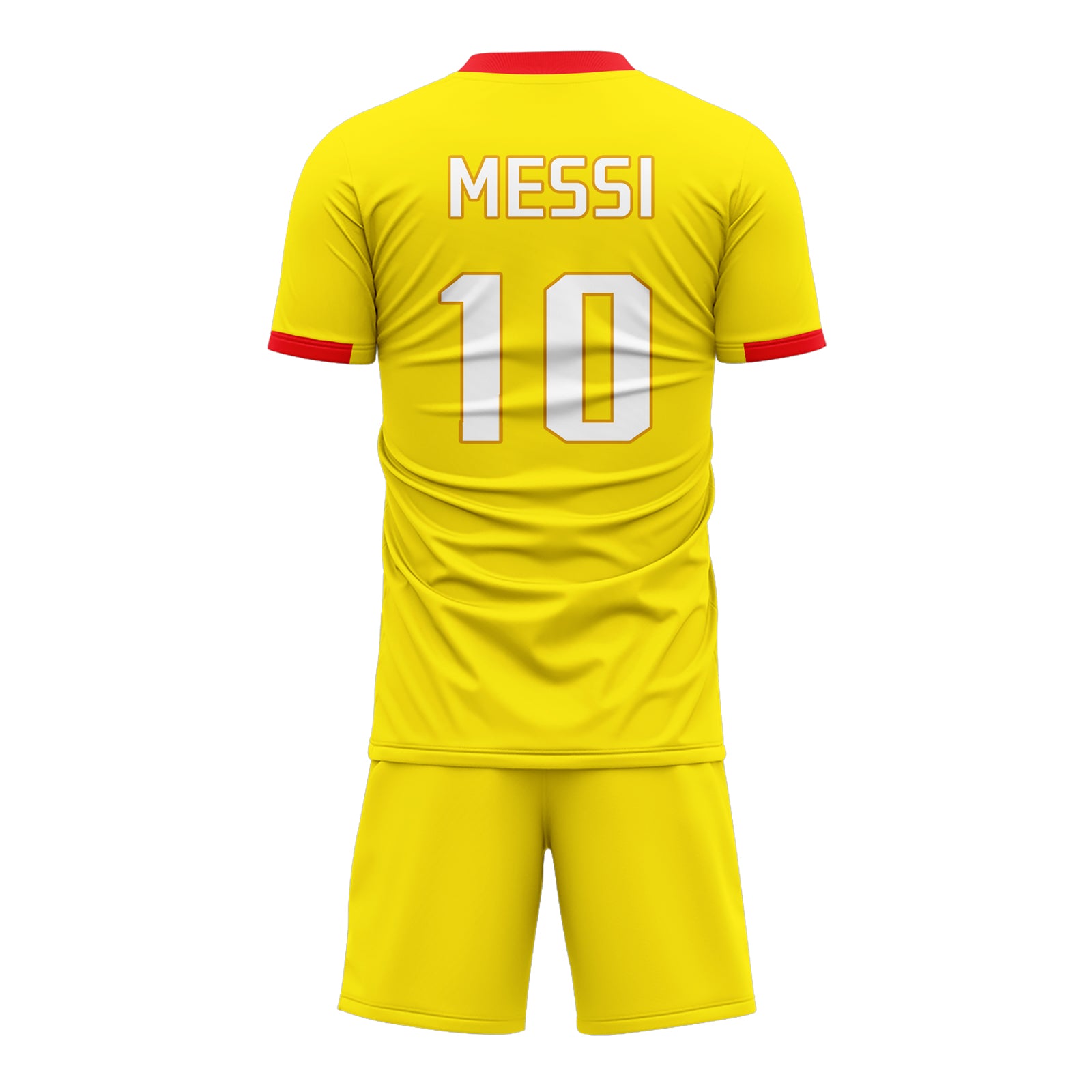 Custom Yellow Soccer Sets Jersey Personalized SCJ101-D020207-1