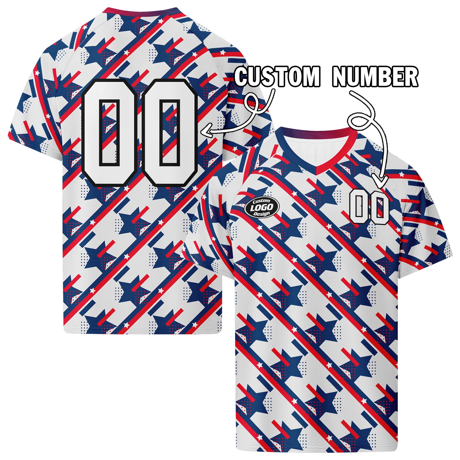 Custom United States 2026 World Cup Football Shirt Customized Soccer Jersey for Fans Add Your Name & Number FZ190-F028061-2