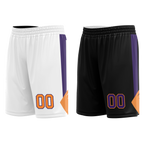 Custom White Black Classic Style Reversible Basketball Uniform Personalized Ordinary BBJR-D017057