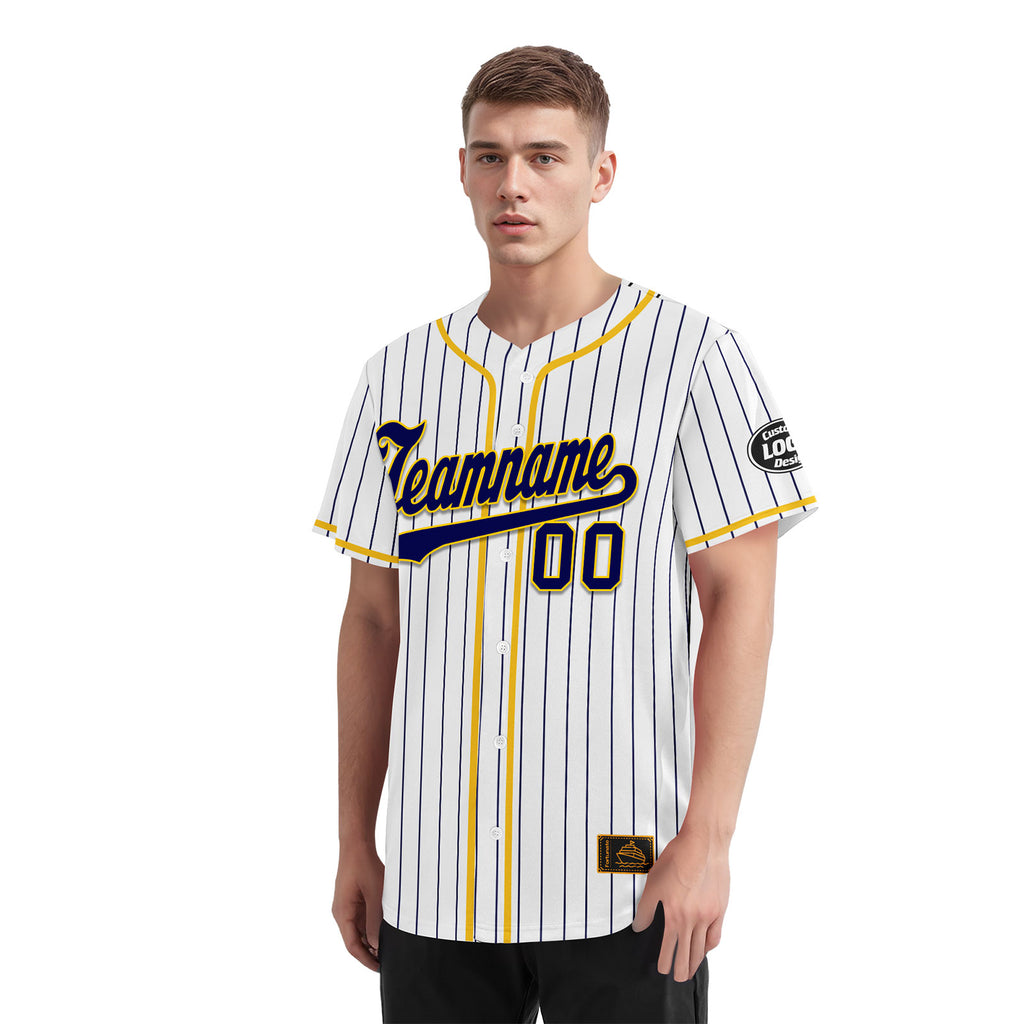 Custom Stripe Fashion Personalized Authentic Baseball Jersey BSBJ01-E025078-13