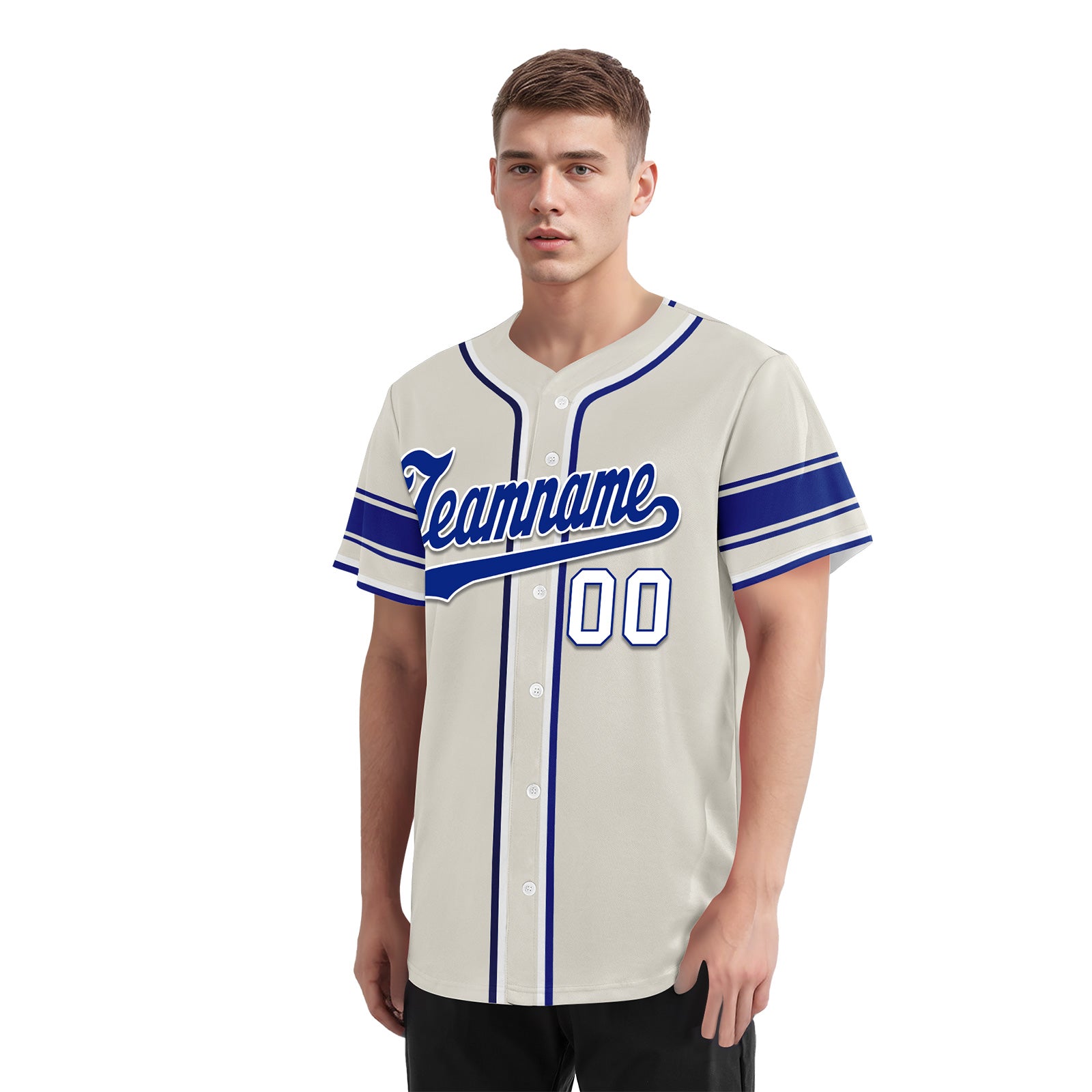 Custom Vintage Personalized Authentic Baseball Jersey BSBJ01-E025021-10