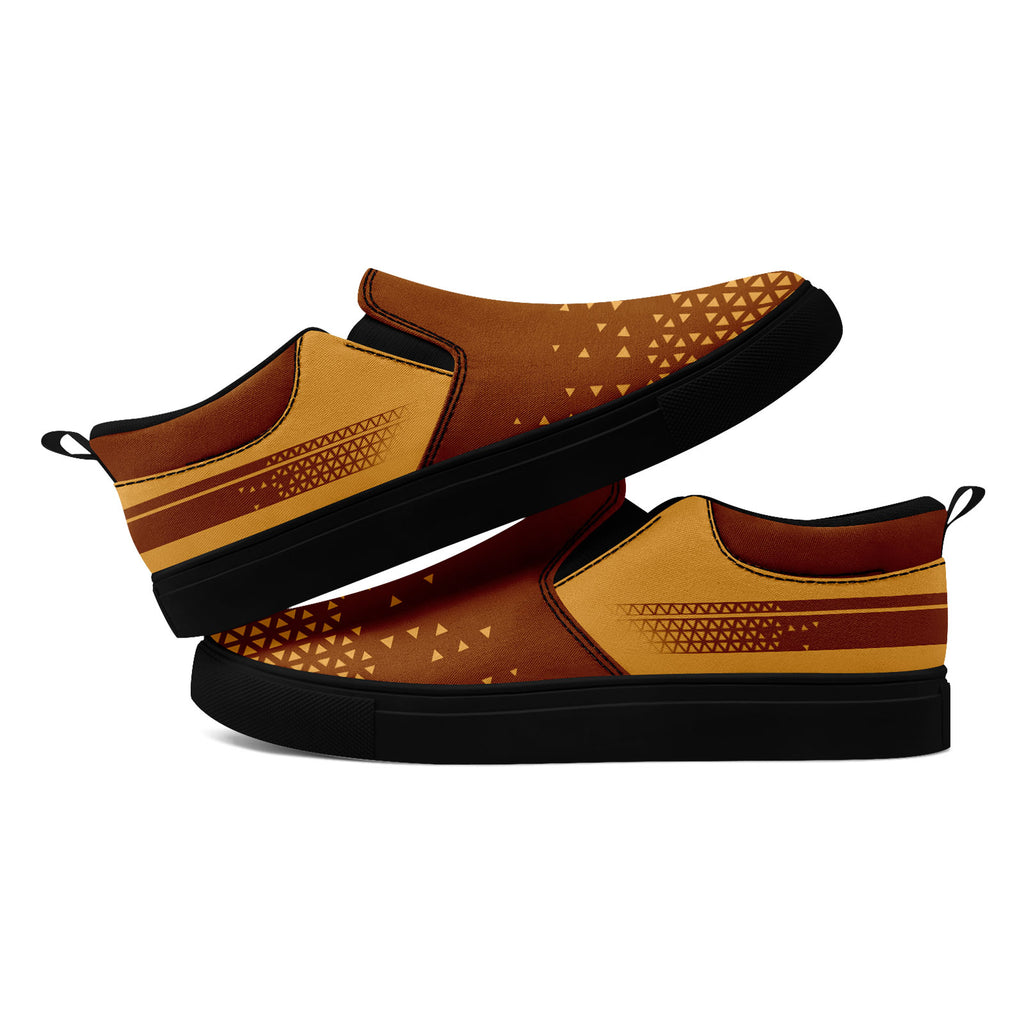 Custom Canvas Sneakers Personalized Slip On Shoes FN071-E023042-2