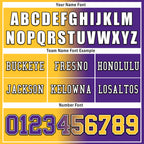 Custom Purple Yellow Minnesota Personalized Authentic Football Jersey FBJ02-D028017-9