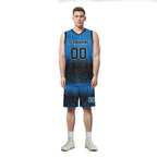 Custom Blue Black Fade Fashion Sports Uniform Basketball Jersey BBJ01-D020102-11