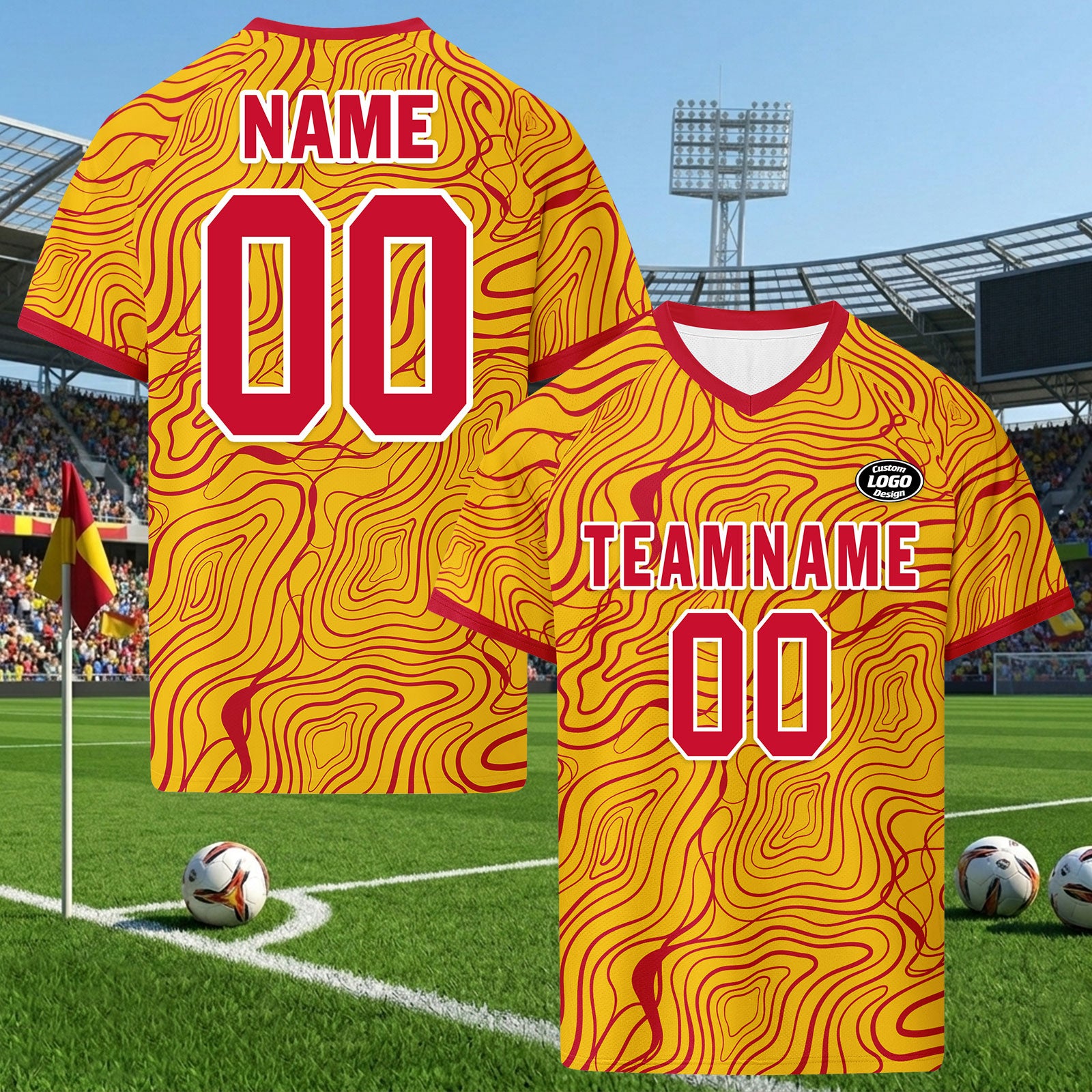 Custom Spain 2026 World Cup Football Shirt Customized Soccer Jersey for Fans Add Your Name & Number FZ190-F028084-1