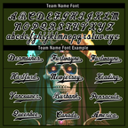 Custom Green Black Skull Fashion Personalized Authentic Baseball Jersey BSBJ01-D017152