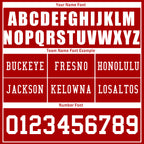 Custom Red San Francisco Personalized Authentic Football Jersey FBJ02-D020263-25