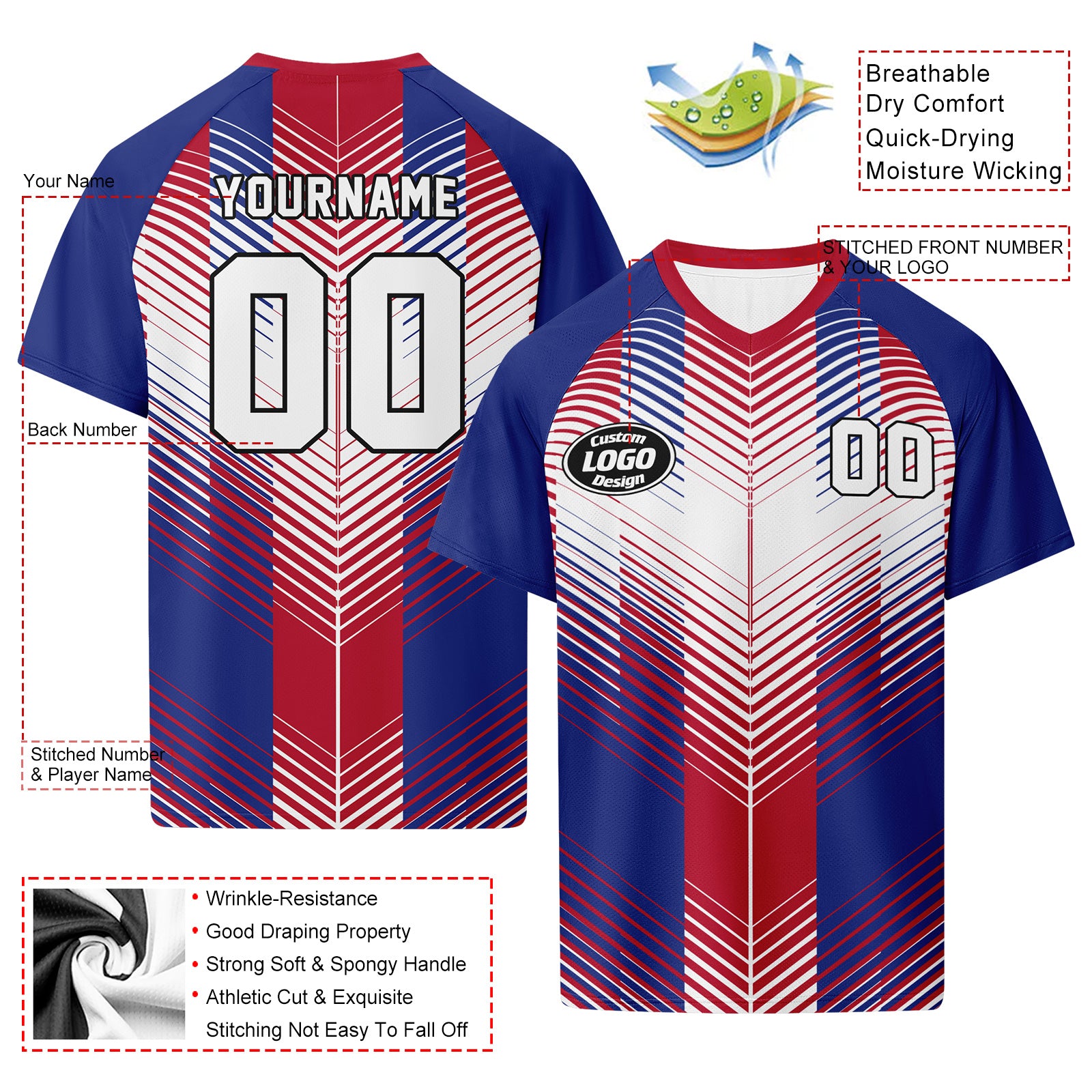Custom France 2026 World Cup Football Shirt Customized Soccer Jersey for Fans Add Your Name & Number FZ190-F023107-9