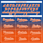 Custom Blue Orange Fade Fashion Personalized Authentic Baseball Jersey BSBJ01-D0a70b7