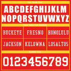 Custom Red Kansas City Personalized Authentic Football Jersey FBJ02-D020263-18