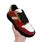 Custom Red Gold San Francisco Shoes Personalized Sneaker FN032-D020389-25