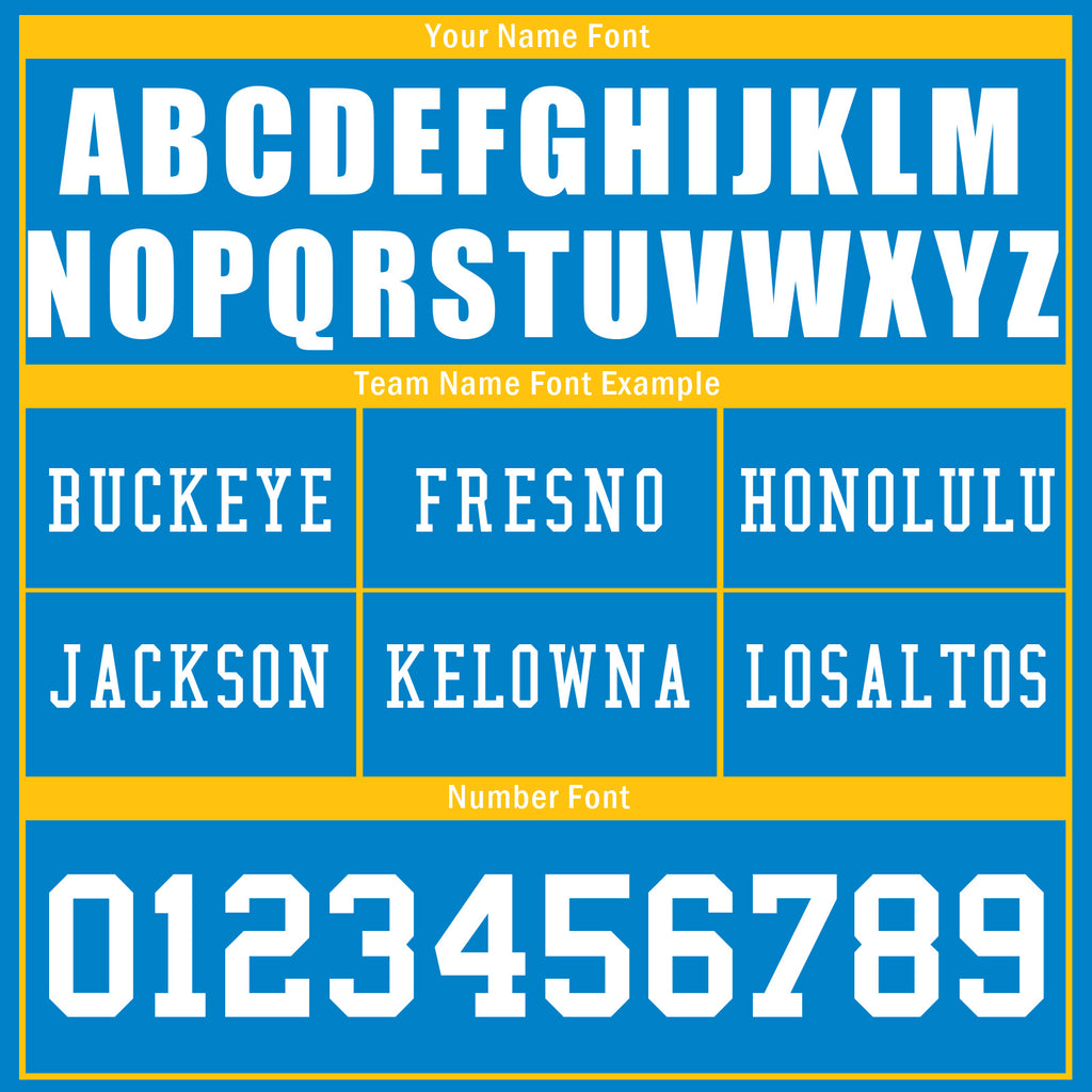 Custom Blue Yellow Los Angeles Football Jersey and Firesoul Sports Shoes Combo Offer Personalized Combo ZH-D020273-22