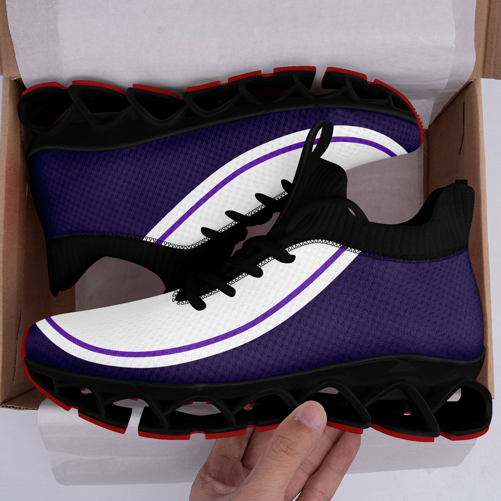 Custom Purple Cream Maxsoul Shoes Personalized Sneaker FN030XD-D020388-16