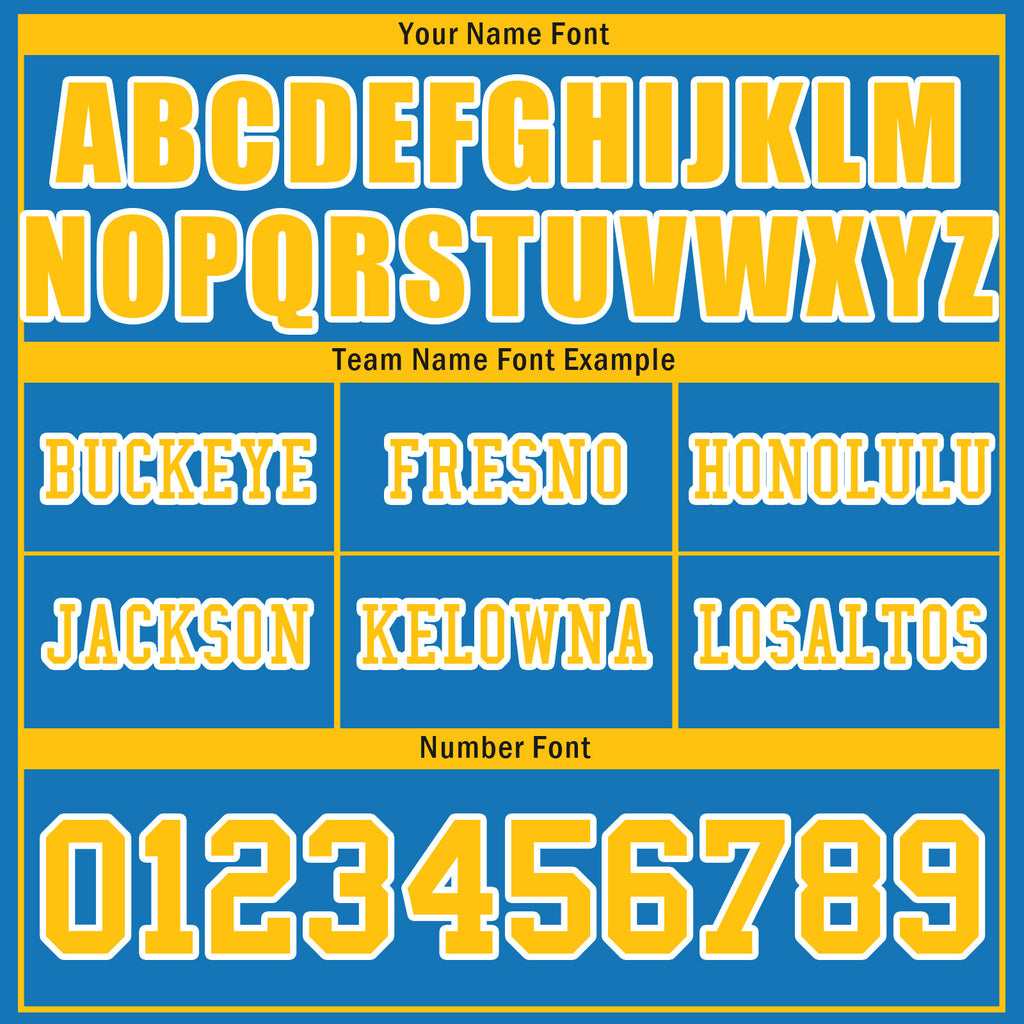 Custom Blue Los Angeles Football Jersey and Sports Shoes Combo Offer Personalized Combo ZH-D025008-24