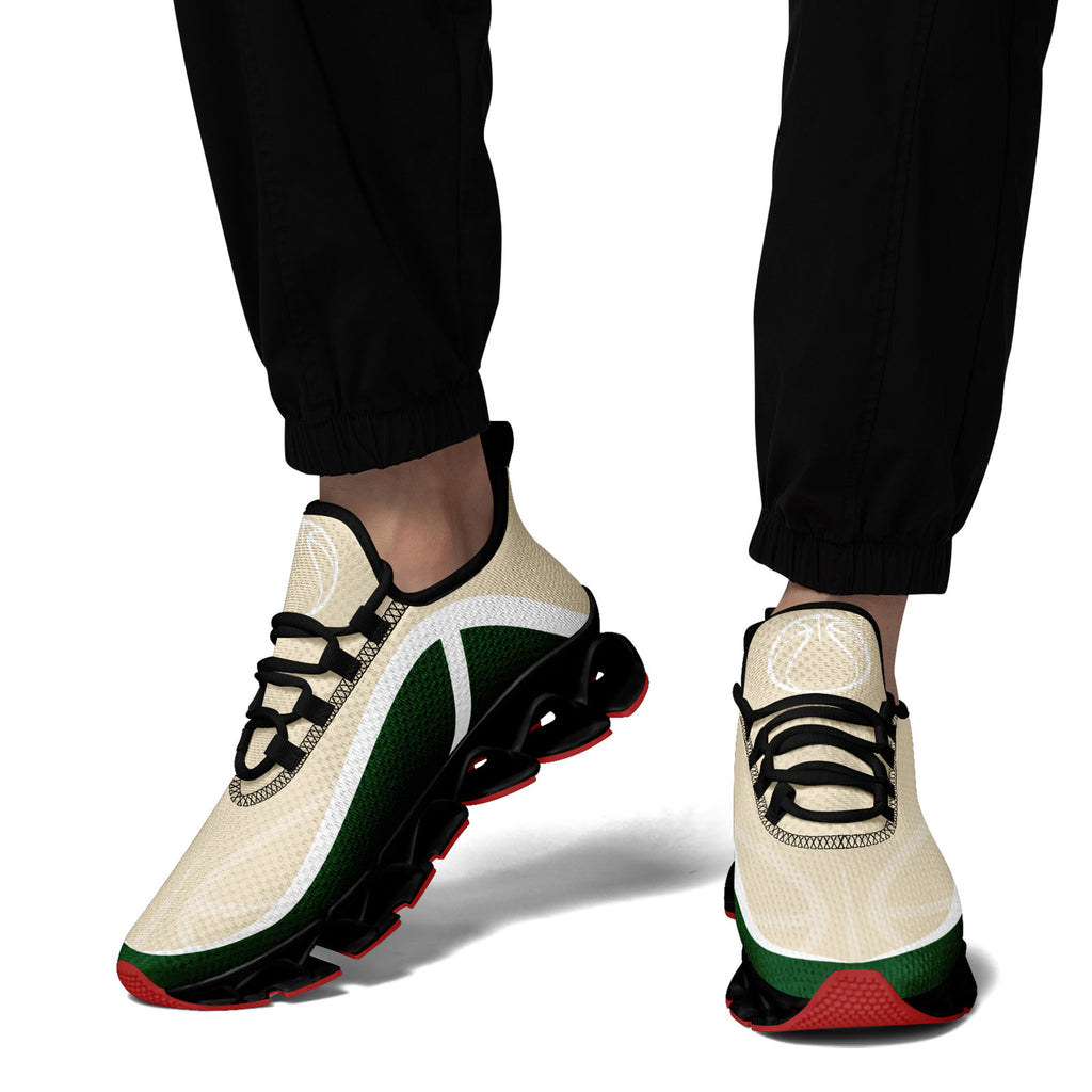Custom Green Cream Maxsoul Shoes Personalized Sneaker FN003XD-D020391-14