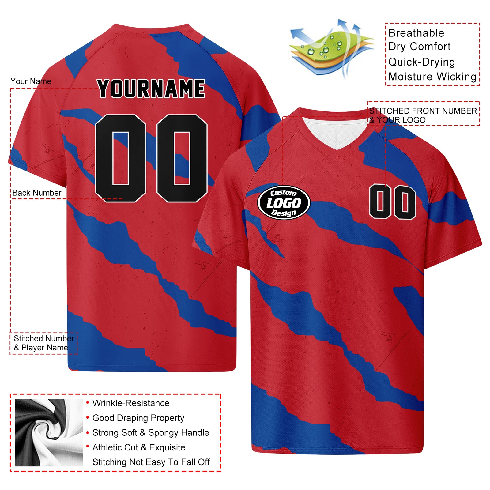 Custom South Korea 2026 World Cup Football Shirt Customized Soccer Jersey for Fans Add Your Name & Number FZ190-F009116-1