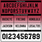 Custom Red Black Georgia Football Jersey and Sports Shoes Combo Offer Personalized Combo ZH-D023031-3