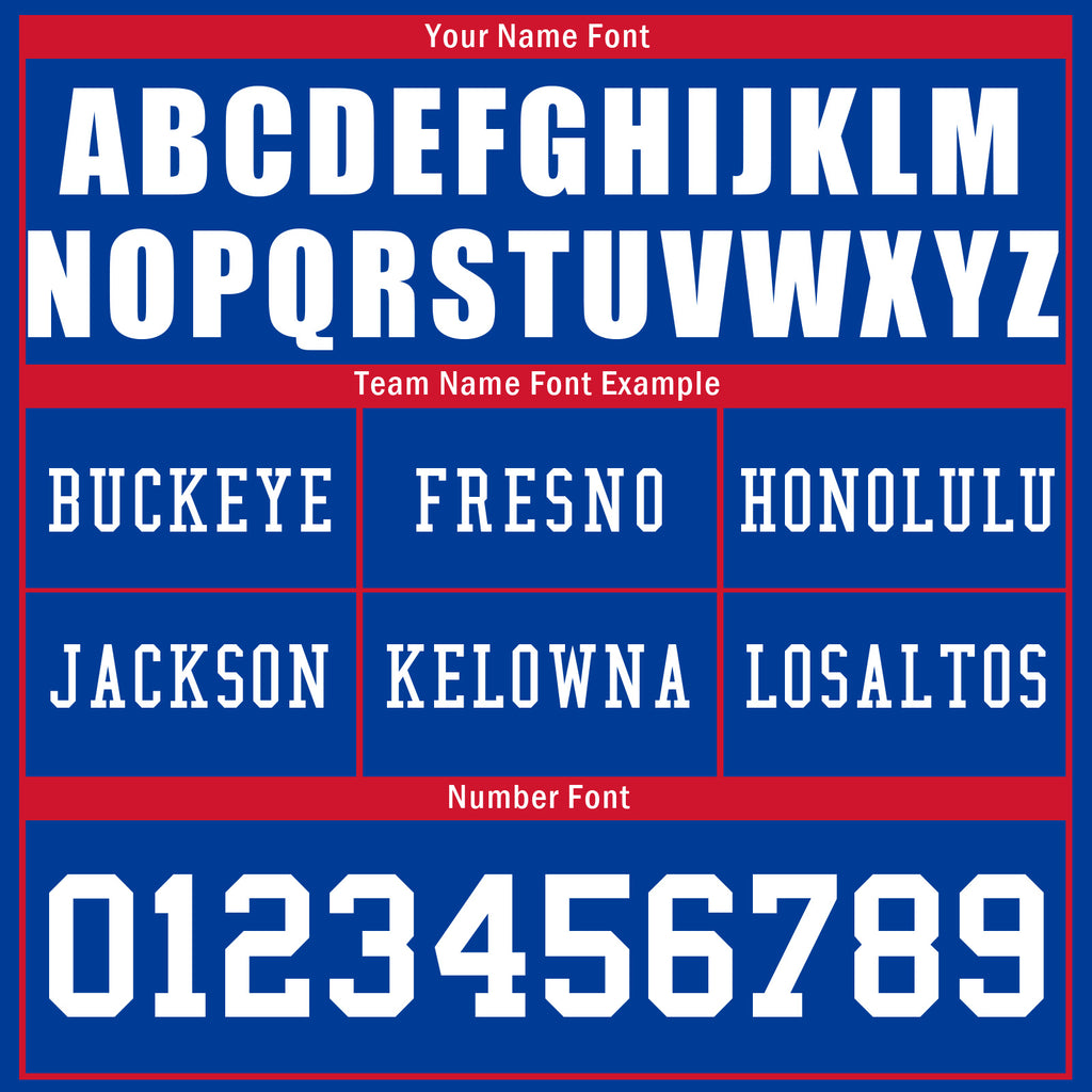Custom Royal New York Personalized Authentic Football Jersey FBJ02-D020256-11