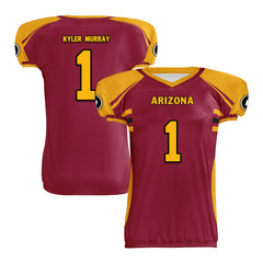 Custom Red Yellow Arizona High-Performance American Football Jersey FBJ06-D023001-1