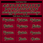Custom Burgundy Black Zebra Pattern Personalized Authentic Baseball Jersey BSBJ01-D020201-10