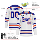 Custom White Blue Personalized Hockey Jersey HCKJ01-D0a70c7