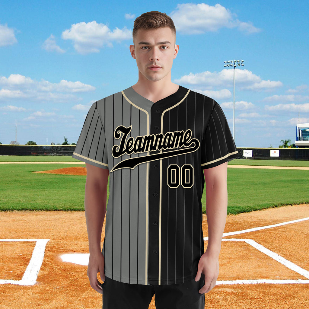 Custom Stripe Fashion Personalized Authentic Baseball Jersey BSBJ01-E06043-3