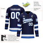 Custom Blue Personalized Hockey Jersey HCKJ01-D0a70d9