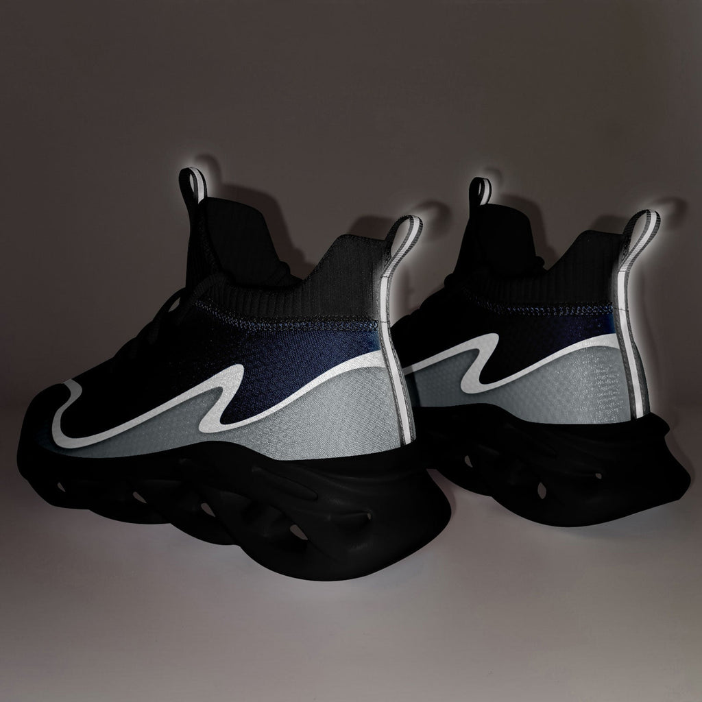 Custom Blue Gray Maxsoul Shoes Personalized Sneaker FN030A-E020011-19