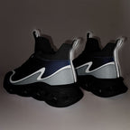 Custom Blue Gray Maxsoul Shoes Personalized Sneaker FN030A-E020011-19