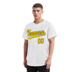 Custom White World Cancer Day Personalized Authentic Baseball Jersey BSBJ01-E06020-6
