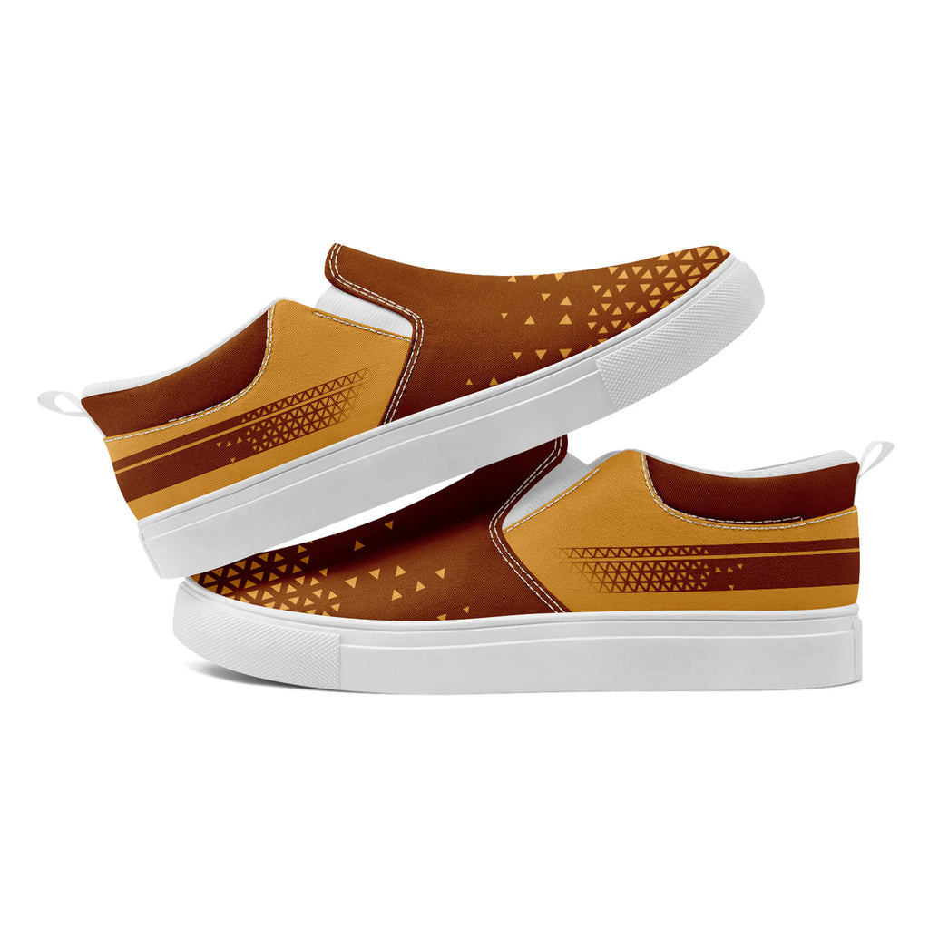 Custom Canvas Sneakers Personalized Slip On Shoes FN071-E023042-2
