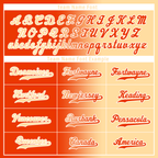 Custom Orange Beige Gradient Fashion Personalized Authentic Baseball Jersey BSBJ01-D0a707f