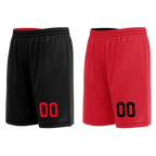 Custom Black Red Classic Style Reversible Basketball Uniform Personalized Ordinary BBJR-D017018
