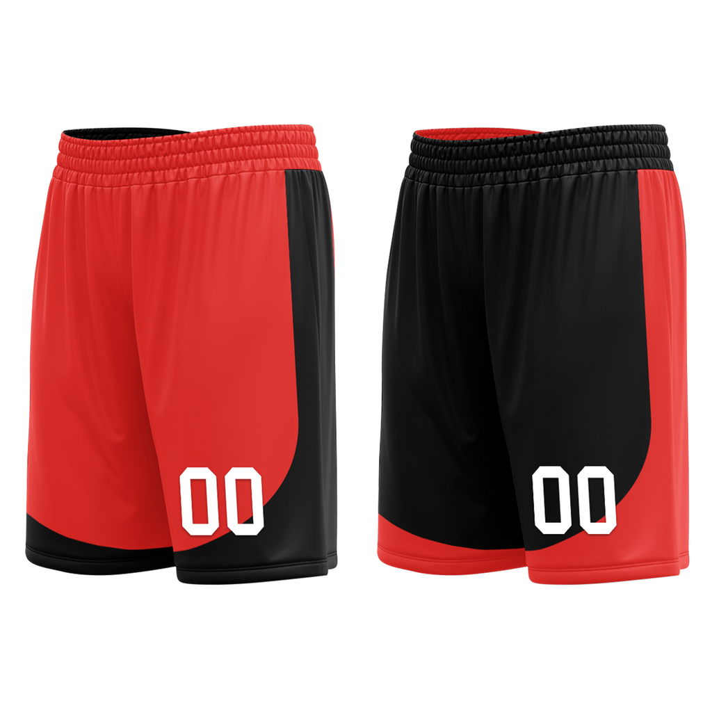 Custom Red Black Classic Style Reversible Basketball Uniform Personalized Ordinary BBJR-D017042