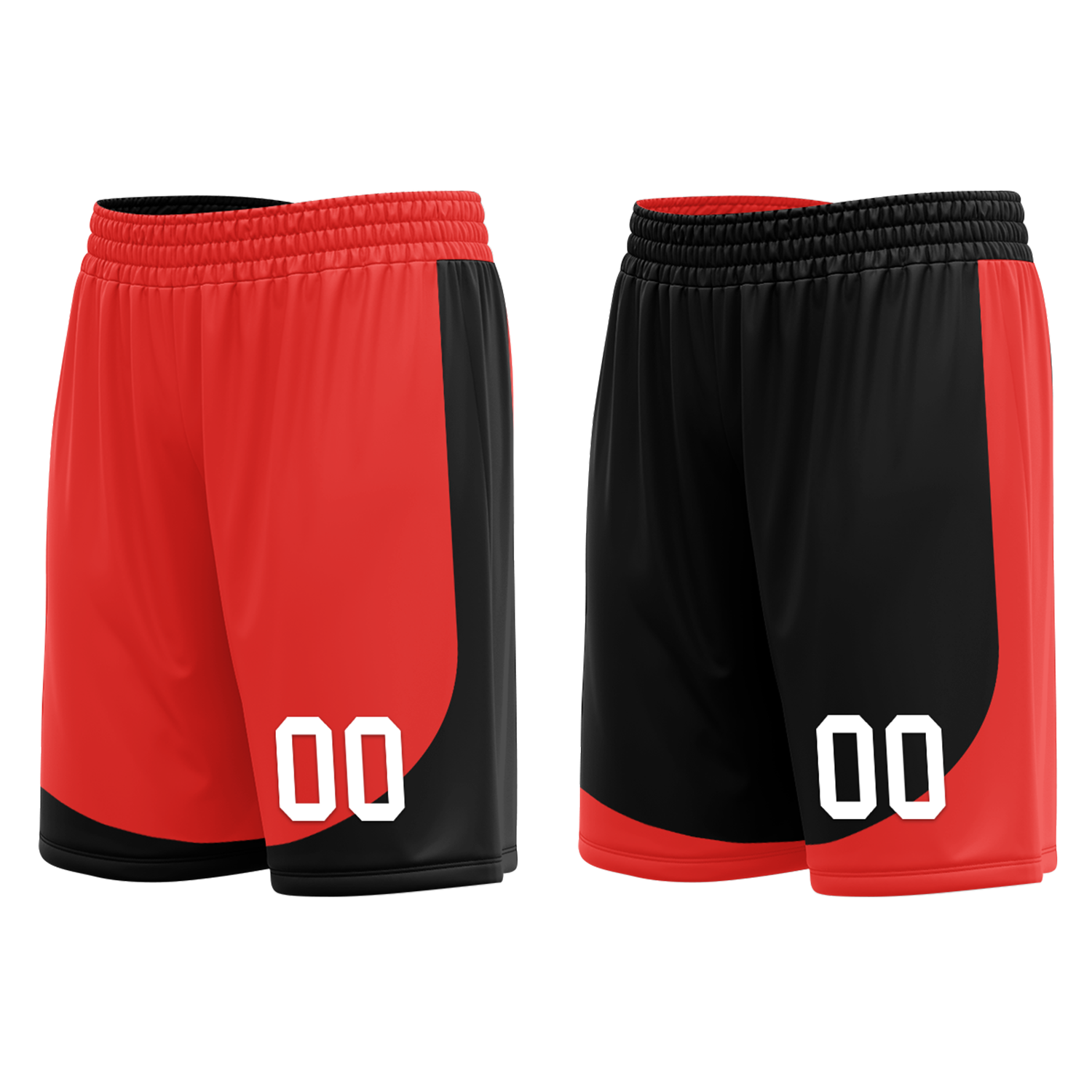 Custom Red Black Classic Style Reversible Basketball Uniform Personalized Ordinary BBJR-D017042
