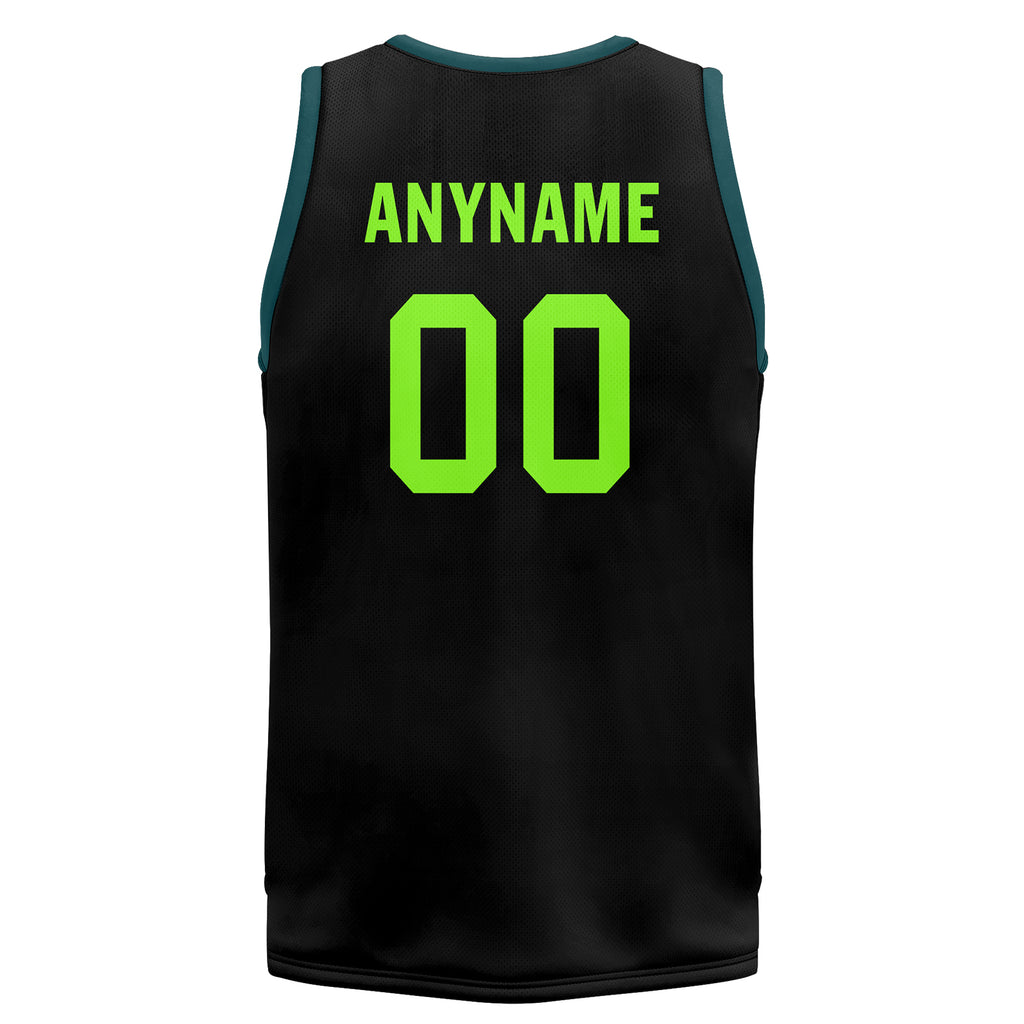 Custom Dark Lemon Green City Edition Personalized Sports Uniform Authentic Basketball Jersey BBJ01-D06101-2