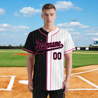 Custom Stripe Fashion Personalized Authentic Baseball Jersey BSBJ01-E06043-30