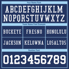 Custom Blue Classic Style Personalized Authentic Football Jersey FBJ02-bd0a70a7