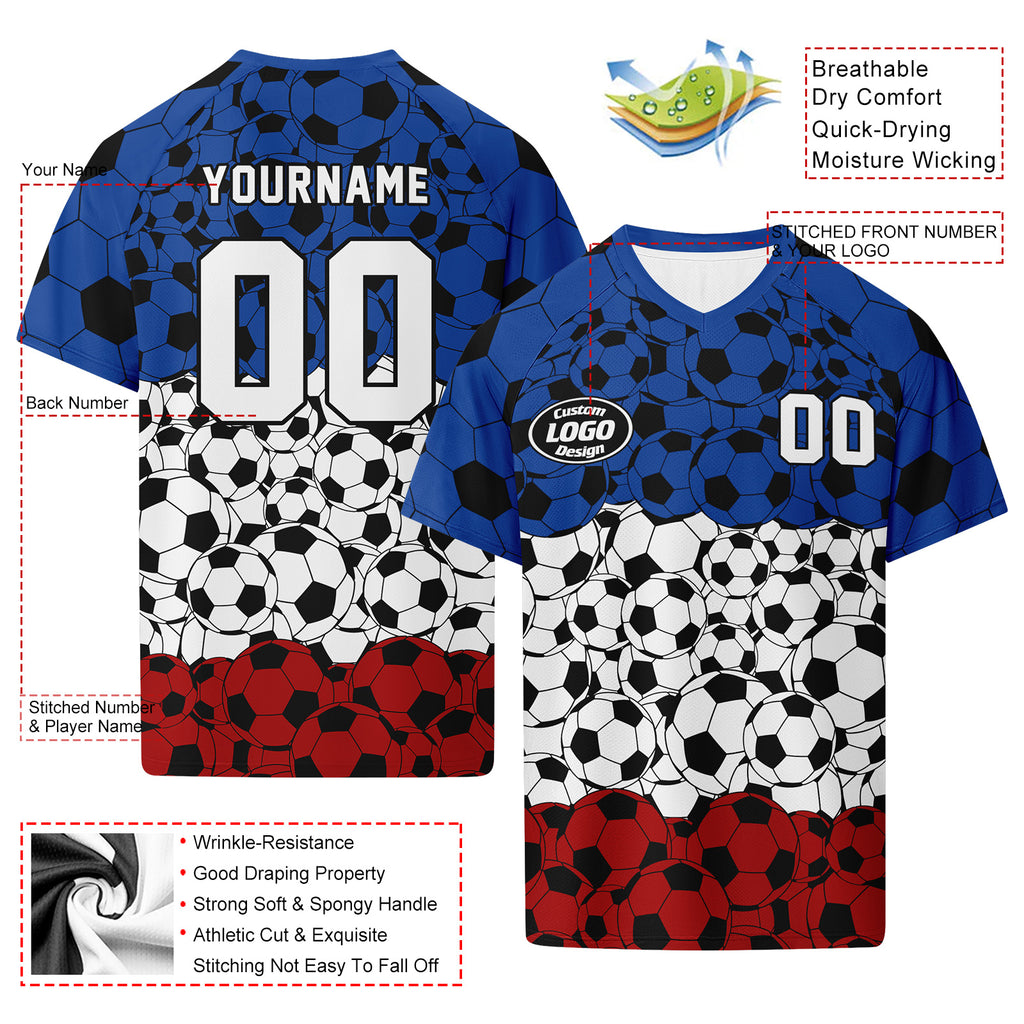 Custom France 2026 World Cup Football Shirt Customized Soccer Jersey for Fans Add Your Name & Number FZ190-F023107-14