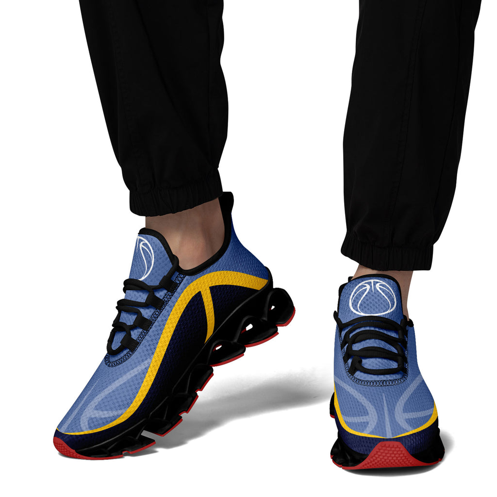 Custom Blue Yellow Maxsoul Shoes Personalized Sneaker FN003XD-D020391-11