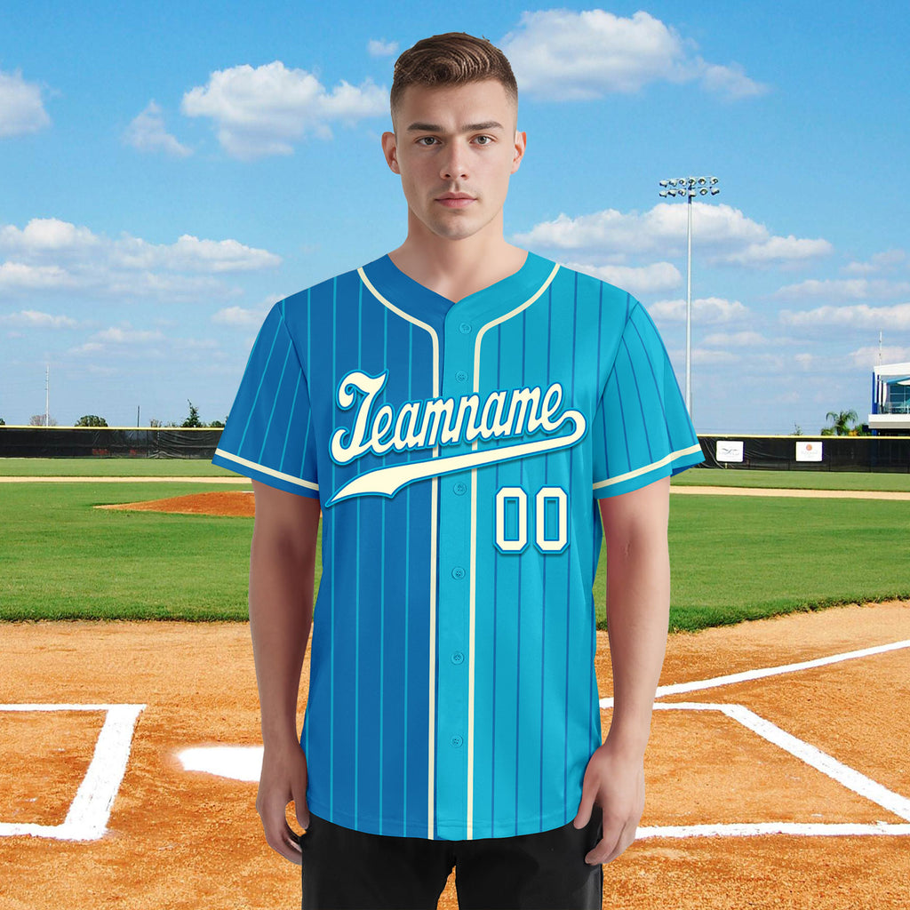 Custom Stripe Fashion Personalized Authentic Baseball Jersey BSBJ01-E06043-23