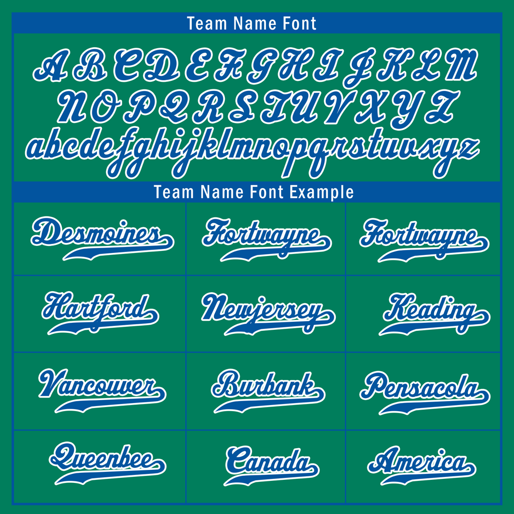 Custom Green Blue Stripe Baseball Jersey – Embroidered
