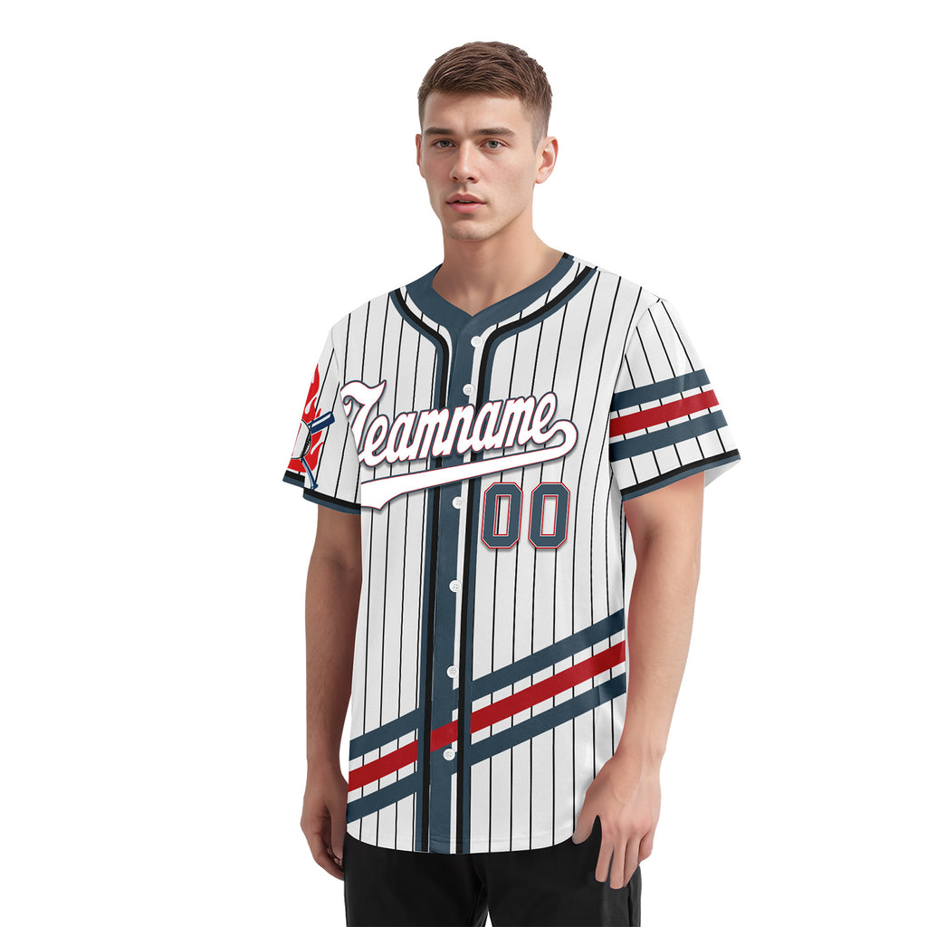 Custom Vintage Personalized Authentic Baseball Jersey BSBJ01-E025021-7