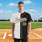 Custom Stripe Fashion Personalized Authentic Baseball Jersey BSBJ01-E06043-6