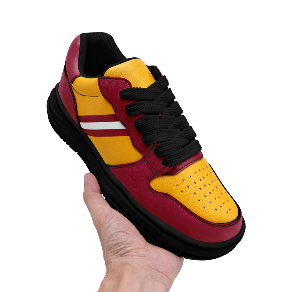 Custom Red Yellow Arizona Shoes Personalized Sneaker FN032-D020389-1