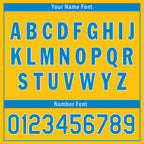 Custom Yellow Classic Style Cyan Personalized Authentic Baseball Jersey UN002-bd0b00d8-9