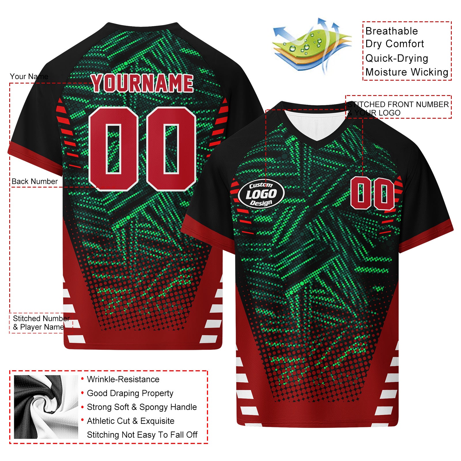 Custom Mexico 2026 World Cup Football Shirt Customized Soccer Jersey for Fans Add Your Name & Number FZ190-F020057-5