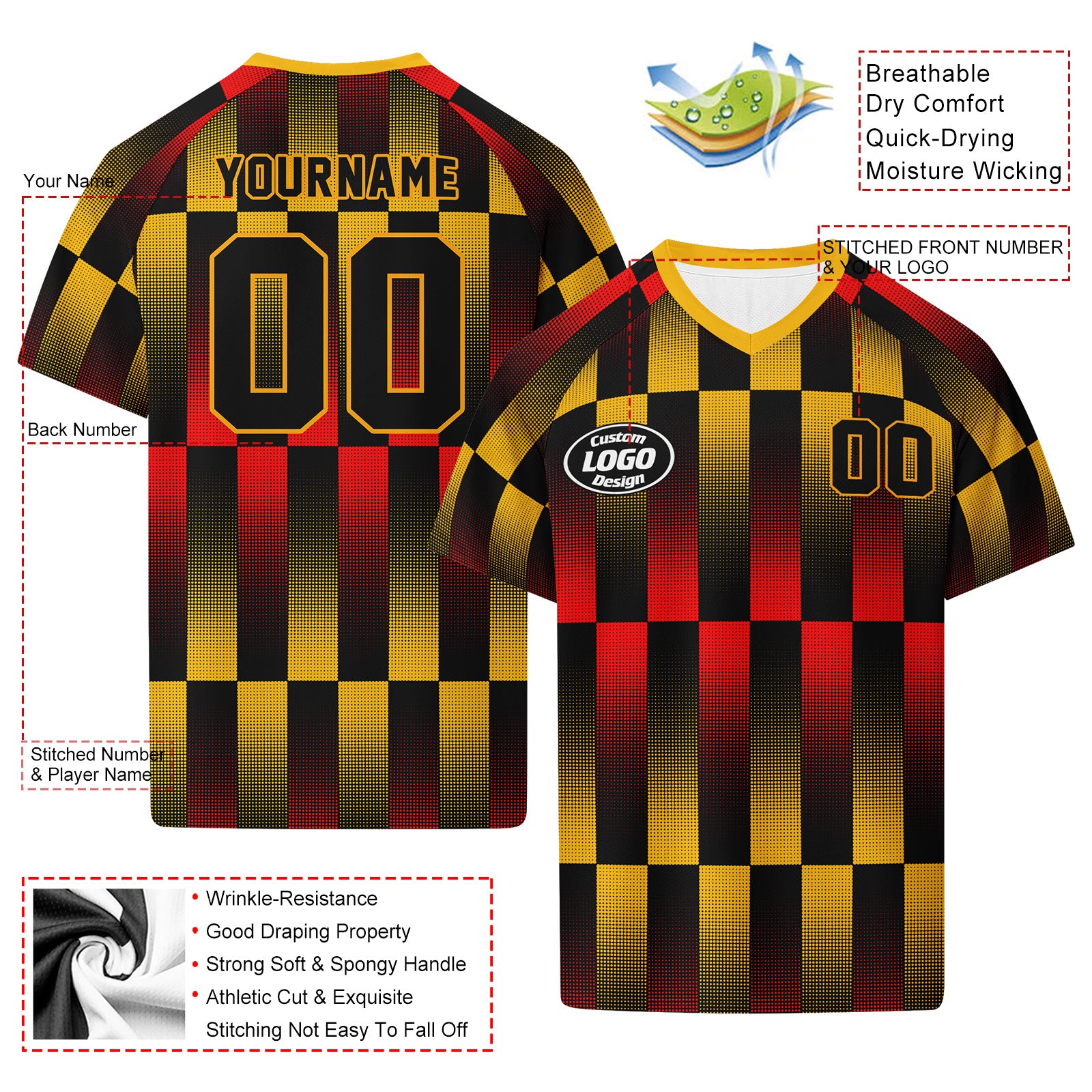 Custom Germany 2026 World Cup Football Shirt Customized Soccer Jersey for Fans Add Your Name & Number FZ190-F027096-9